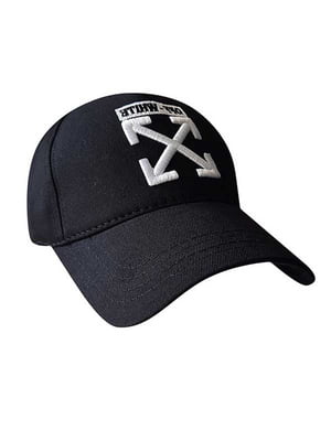 Чорна кепка з логотипом | 6531378