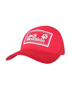 Красная кепка с принтом “Sport Line” | 6531511