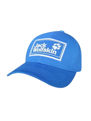 Синяя кепка с принтом “Sport Line” | 6531512