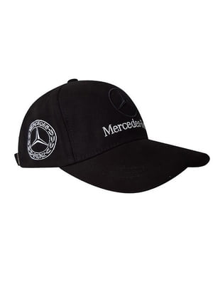 Чорна кепка з логотипом "Мерседес" | 6531548