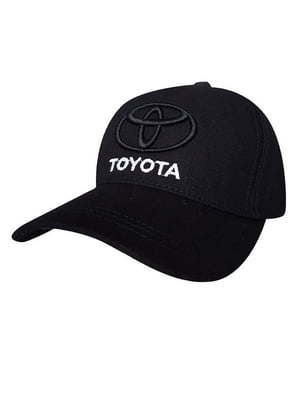 Черная бейсболка с принтом “Toyota” | 6531551
