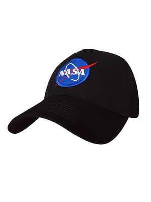 Чорна кепка з логотипом "NASA" | 6531562