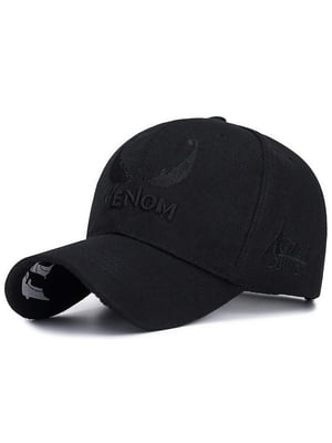 Кепка черная с логотипом Venom | 6531860