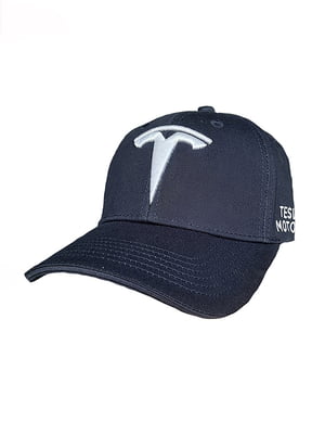 Синя кепка з логотипом Tesla | 6531938