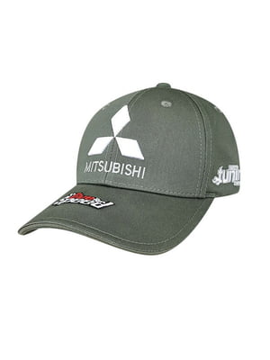 Кепка зелена з логотипом Mitsubishi | 6532024