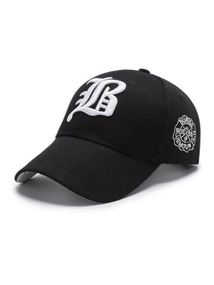 Чорна кепка з логотипом | 6532253