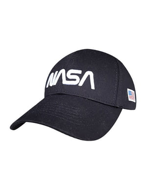 Кепка чорна з логотипом NASA | 6532286