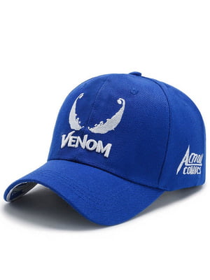Кепка синяя с логотипом Venom | 6532451