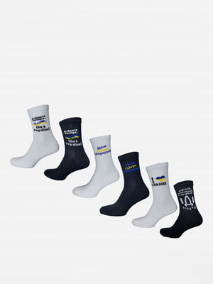 Комплект шкарпеток: 6 пар | 6517218