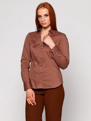 Рубашка коричневая | 1558005