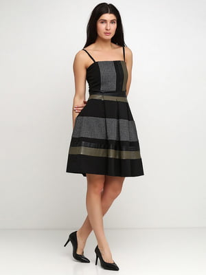 Платье черно-серое | 3240528