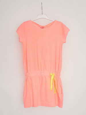 Платье персиковое | 6537065