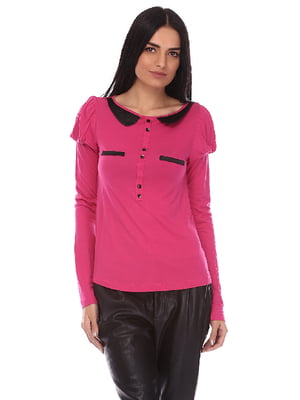 Блуза рожева з віскози | 6537372