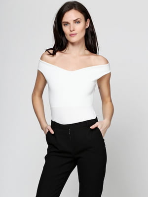 Блуза-боді біла | 6540907