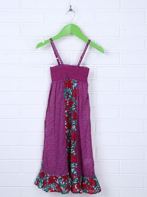 Платье фиолетовое с принтом | 6541176