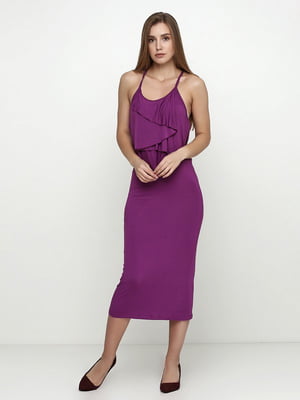 Сукня-максі фіолетового кольору | 6542297