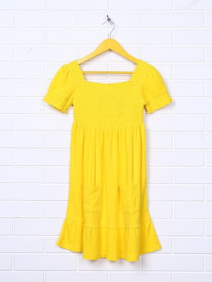 Платье желтое | 6542995