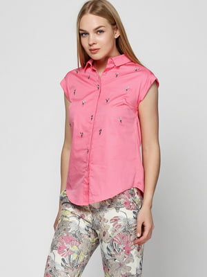 Блуза розовая | 6543326