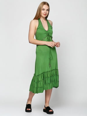 Платье зеленое | 6543632