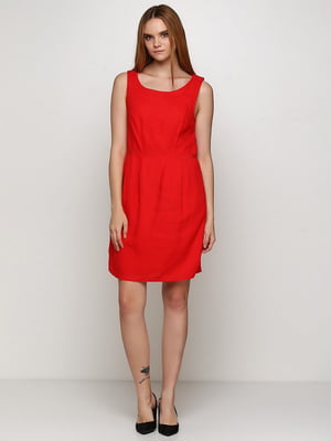 Льняна сукня червоного кольору | 6543800