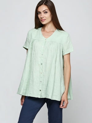 Блуза світло-зелена | 6544292