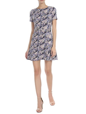 Сукня різнокольорова з принтом | 6545215