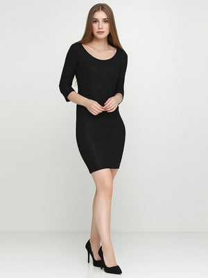 Сукня-міні чорного кольору | 6546309