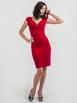 Сукня-футляр червона | 6383762