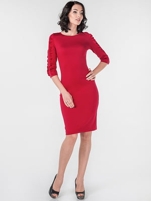 Сукня-футляр червона | 6383823