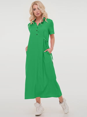 Сукня А-силуету зелена | 6383832