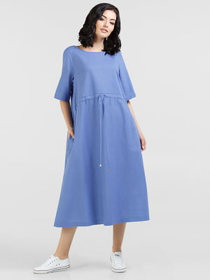 Сукня А-силуету синя | 6383880