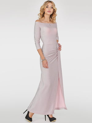 Платье А-силуэта розовое | 6384064