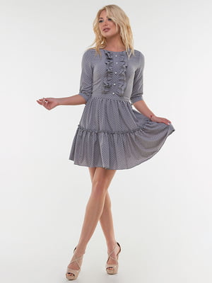 Сукня А-силуету сіро-фіолетова | 6547829