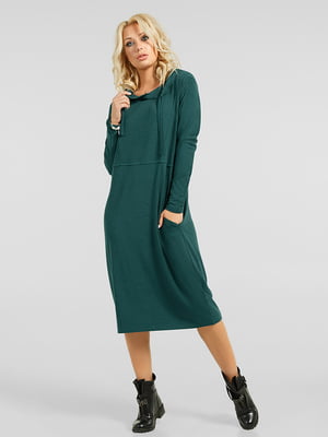 Сукня трикотажна зелена | 6548029