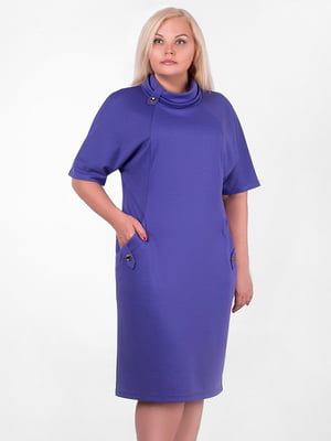 Сукня-футляр синя | 6548055