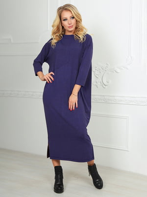 Платье фиолетовое из из вискозного трикотажа | 6548164