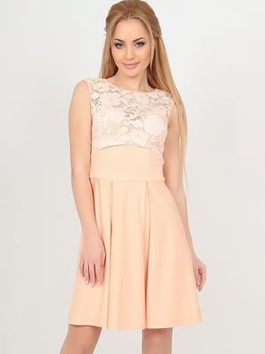 Сукня А-силуету персикового кольору | 6548648