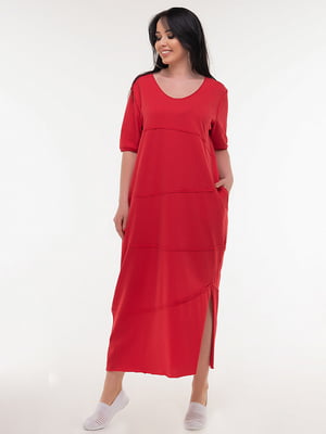 Платье А-силуэта красное | 6548682