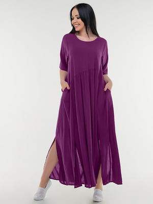 Сукня А-силуету бузкового кольору | 6548699