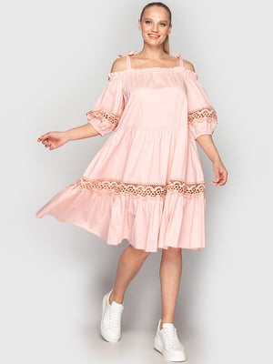 Сукня А-силуету рожева | 6549091