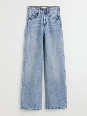Прямі джинси блакитного кольору | 6527909