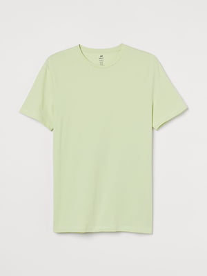 Базовая футболка салатового цвета | 6528175