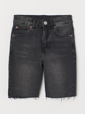 Шорты джинсовые темно-серые | 6566091