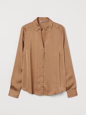 Блуза світло-коричнева | 6566101