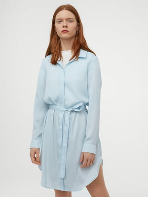 Сукня-сорочка блакитна | 6566111