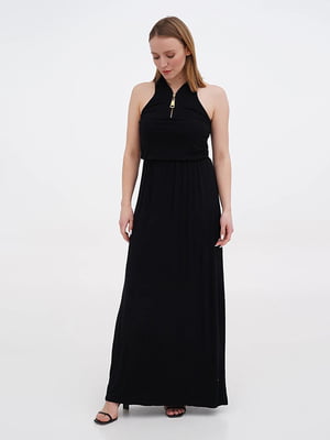 Платье А-силуэта черное | 6566276