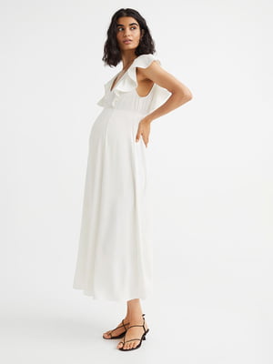 Сукня для вагітних біла | 6567422
