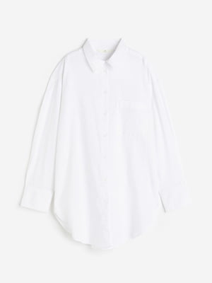 Рубашка льняная белого цвета | 6567486