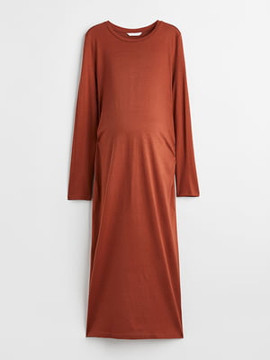 Сукня для вагітних коричнева | 6567635