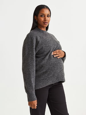 Джемпер для беременных серый | 6567761